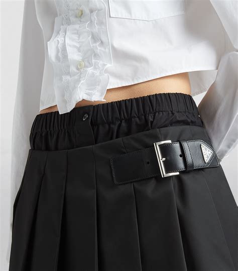 prada pleated skirt